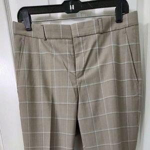 BANANA REPUBLIC WOMEN'S PLAID PANTS
